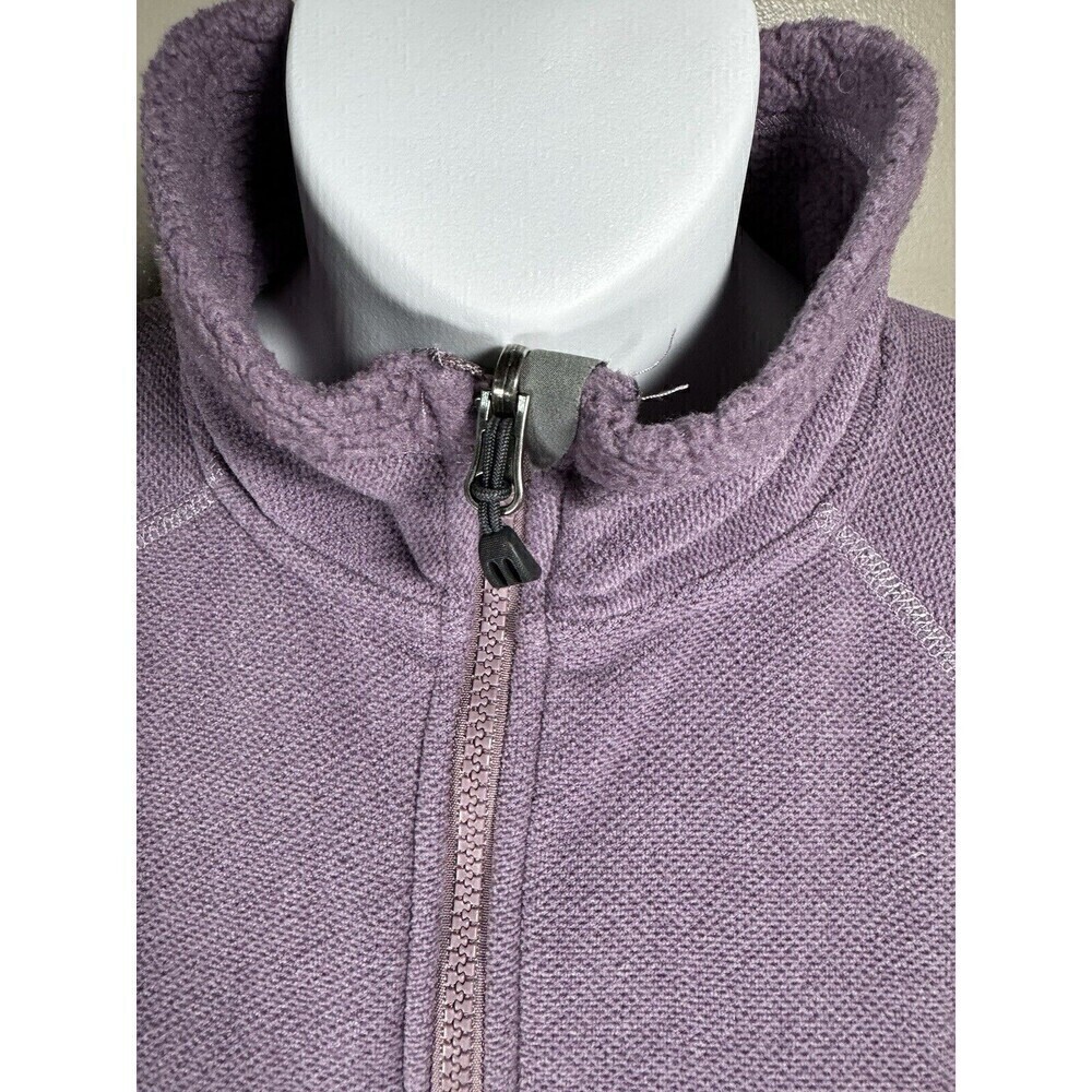REI Jacket Womens Small Long Sleeve Fleece Purple Pockets Casual - Picture 3 of 7